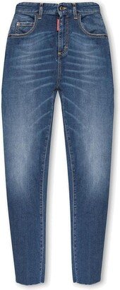 Distressed Skinny Jeans-AX