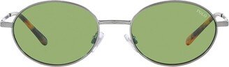 Ph3145 Semishiny Gunmetal Sunglasses