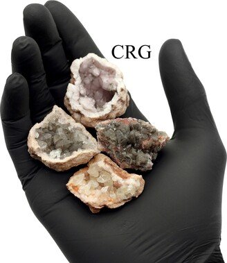 Pink Amethyst Geode With Calcite Inclusion Extra Small/1 Pc