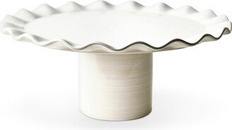 by Laura Johnson Signature White Ruffle Cake Stand