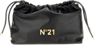 Nº21 Eva Logo-Plaque Drawstring Clutch Bag