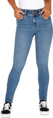 Juniors' Mid-Rise Booty-Shaping Skinny Jeans