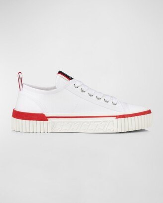 Pedro Donna Canvas Red Sole Sneakers