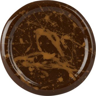 BOMBAC Brown Splatter Plate