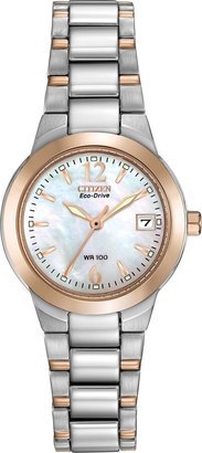 Women's Eco-Drive Dress Classic Watch in Two-tone Stainless Steel