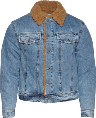 Denim Shearling-Lining Jacket