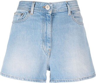 Blue Butterflies Denim Shorts