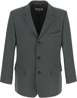 Single-Breasted Tailored Blazer-AT