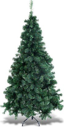 7Ft Artificial PVC Christmas Tree W/Stand Holiday Season Indoor Outdoor Green