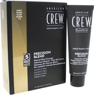 Precision Blend Hair Color Kit - # 7-8 Light Claro by for Men - 3 x 1.35 oz Hair Color