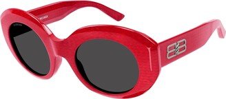 Balenciaga Eyewear Bb0235s-003 - Red Sunglasses