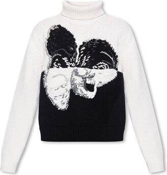 Turtleneck Knitted Jumper-BT