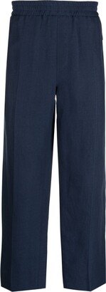 Cropped Straight-Leg Trousers-AU