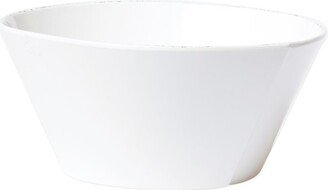 Melamine Lastra White Large Stacking Serving Bowl