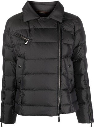 Zip-Up Padded Down Jacket-AB