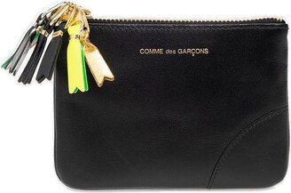 Charm Detail Zipped Wallet-AB