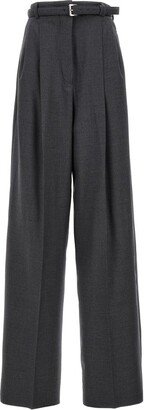 Belted Straight Leg Trousers-AC