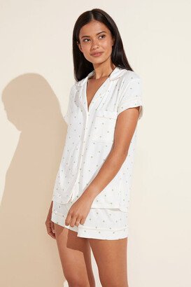 Gisele Printed TENCEL™ Modal Shortie Short PJ Set-AB