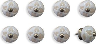 KNOB IT 8-Piece Ceramic & Metal Knob Set