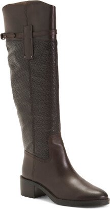 Leather Colttall High Shaft Boots for Women