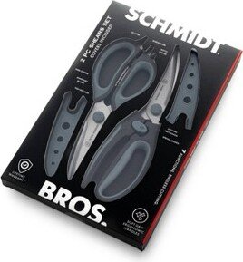 Schmidt Bros Cutlery 2pc Shear Set Black/Silver