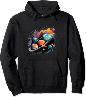 Nebula Galaxy Space Graphic Design Art Cool Quote Friend Fam Pullover Hoodie