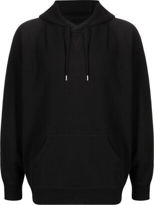 Logo-Print Drawstring Hoodie-AA