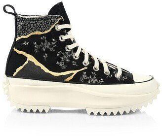 Run Star Hike Canvas High-Top Platform Sneakers