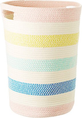 Cotton Rope Laundry Hamper Multicolor