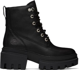 Black Everleigh Lace-Up Boots