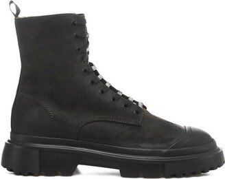 Lace-Up Combat Boots-AR