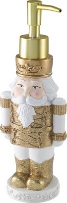 Nutcracker Gold Holiday Resin Soap/Lotion Pump