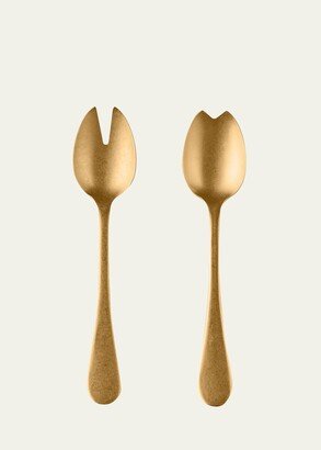 Vintage Oro Salad Servers-AA