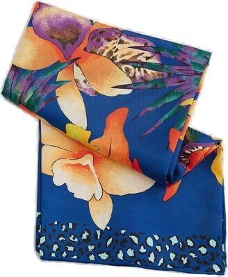 Allover Floral Printed Scarf-AC