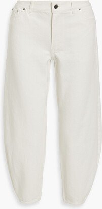 Brancusi cropped high-rise tapered jeans