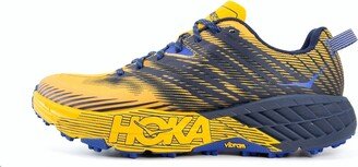 Men's Speedgoat 4 Running Shoes - Medium Width In Saffron/black Iris