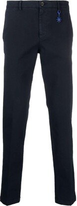 Stretch-Cotton Slim-Cut Trousers-AC