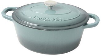 Crockpot Artisan 7Qt Enameled Cast Iron Oval Dutch Oven