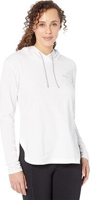 Sun Trek Hooded Pullover (White) Women's Clothing