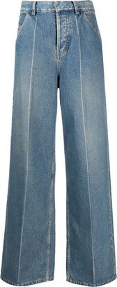 High-Rise Wide-Leg Jeans-BU