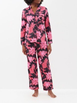 Night Bloom Floral-print Cotton Pyjamas