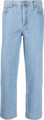 High-Rise Wide-Leg Jeans-BT