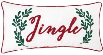 Jingle Sprig Pillow, 12 x 24