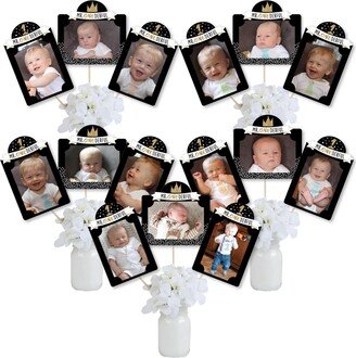 Big Dot Of Happiness 1st Birthday Little Mr. Onederful Picture Centerpiece Photo Table Toppers 15 Pc