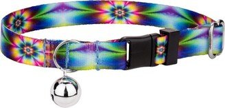 Country Brook Petz Tie Dye Flowers Cat Collar