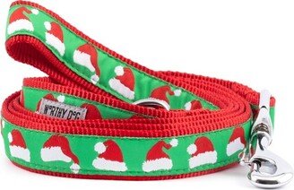 The Worthy Dog Santa Hats Dog Leash - Green - L