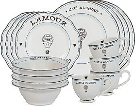 L'Amour Toujours Dinnerware, Set of 16