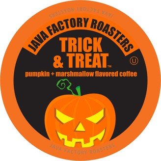 Java Factory Flavored Pumpkin Marshmallow Coffee Pods, Trick and Treat,40 Ct