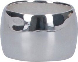 Logo-Engraved Polished Finish Ring