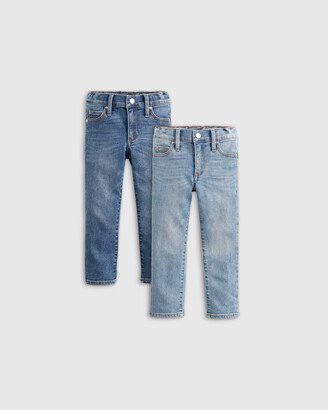 Cotton Stretch Slim Jeans 2-Pack